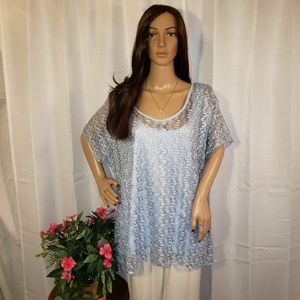 Lavish Plus Lace Top - NWOT